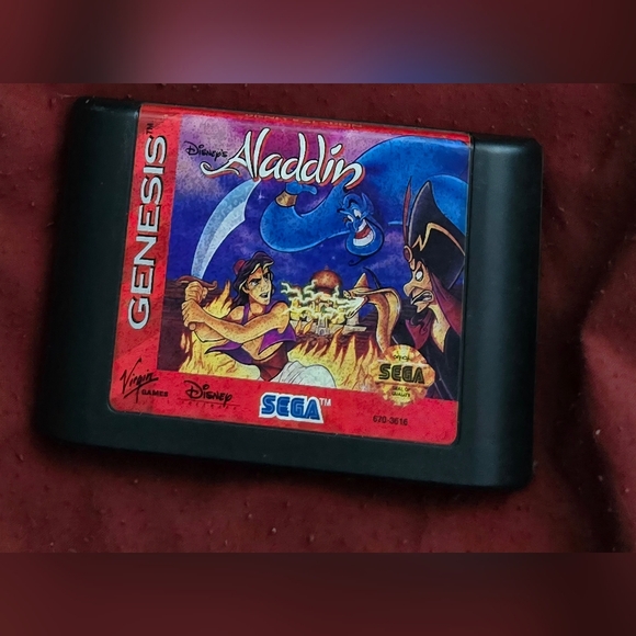 Sega Other - SEGA Genesis Aladdin Game